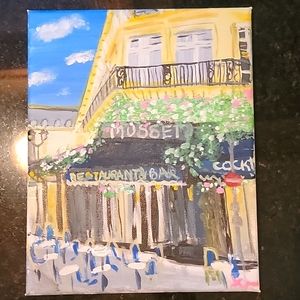 8 x 10 inch acrylic painting on canvas